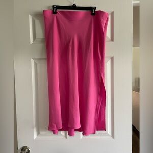 A New Day Pink Silky Slip Skirt